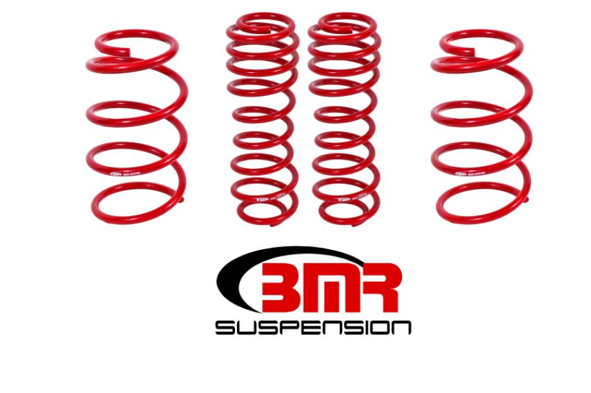 BMR Suspension SP075R Lowering Springs, Set Of 4, Drag, GT500