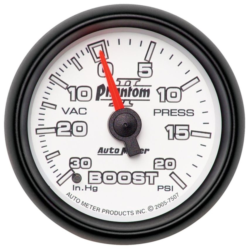 AutoMeter 7507 GAUGE, VAC/BOOST, 2 1/16
