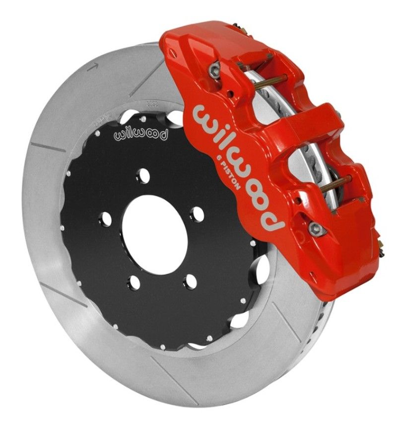 Wilwood 140-14682-R AERO6 Front Big Brake Kit 14.00in Red 03-11 Crown Victoria