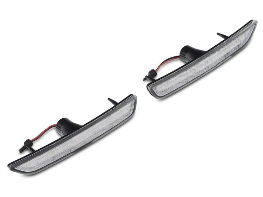 Raxiom 398335 10-14 Ford Mustang Axial Series LED Side and Quarter Marker Lights- Clear