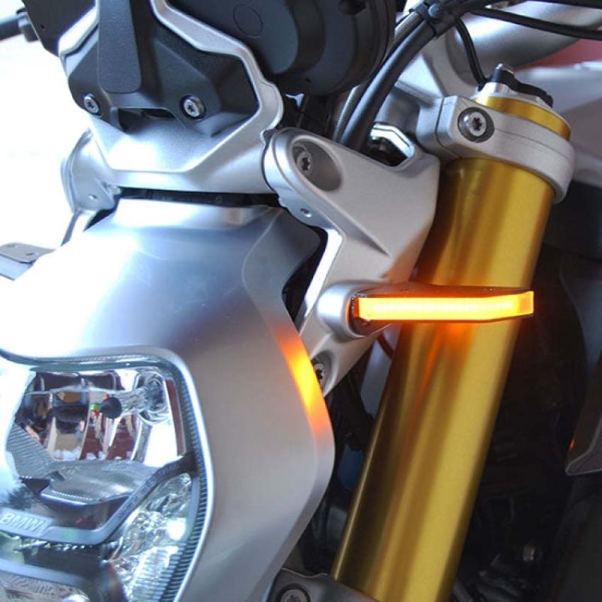 New Rage Cycles R1200R-FS-L 15+ BMW R1200R / RS Front Signals w/Load EQ