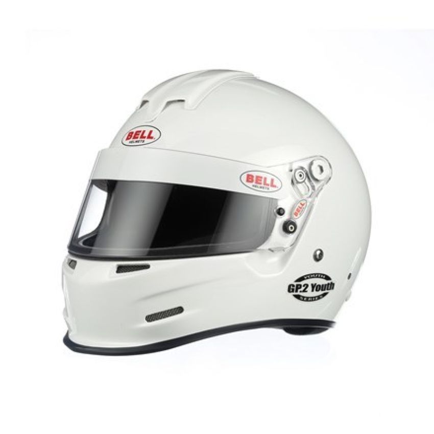 BELL HELMETS BEL1425002 GP2 Youth Helmet White 3XS SFI24.1-15