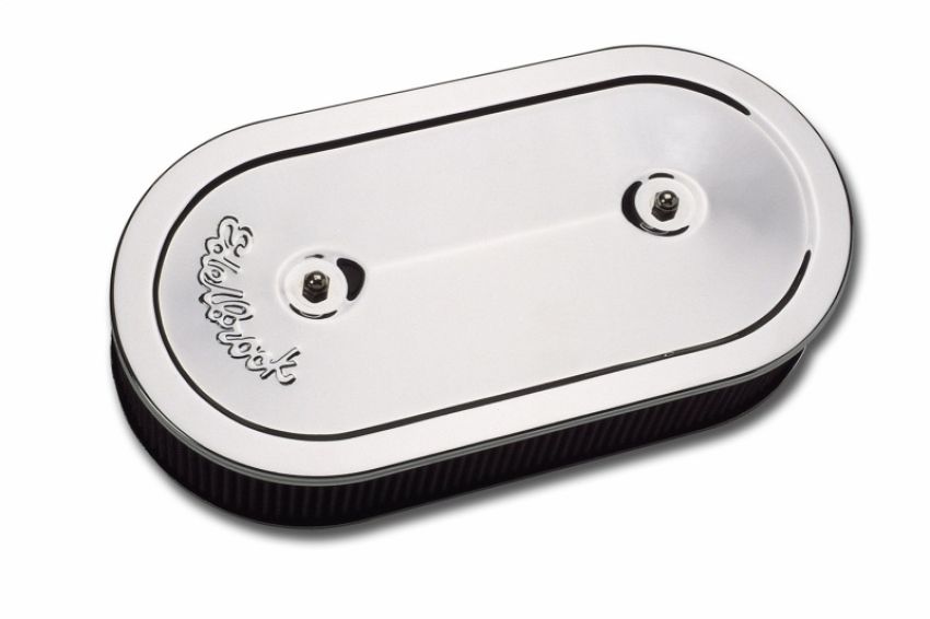 EDELBROCK EDE1235 Oval Air Cleaner for Dual Quads