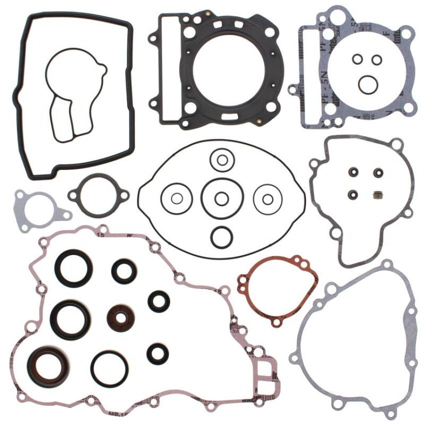 Vertex Pistons 811328 Vertex Gaskets 05-12 KTM SX-F 250 Complete Gasket Kit w/ Oil Seals