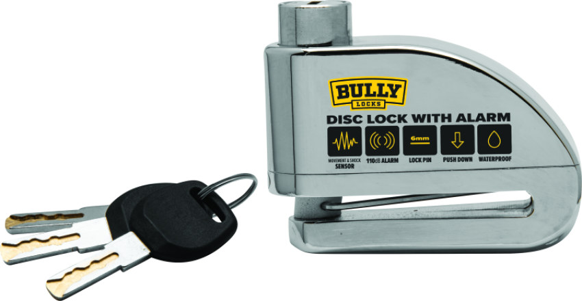 BikeMaster 132221 Bully Lock Disc Alarm - 6mm