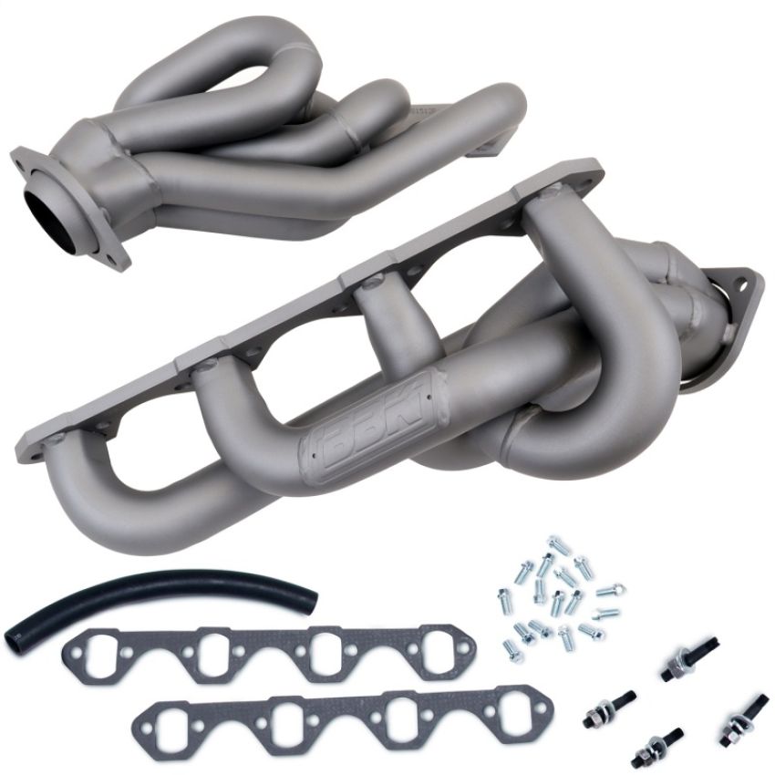 BBK Performance Parts 1512 1986-1993 MUSTANG 5.0 1-5/8 SHORTY EQUAL LENGTH HEADERS (Titanium Ceramic)