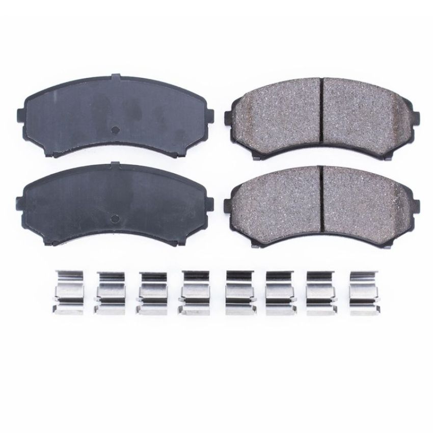 PowerStop 17-867 PowerStop - Z17 Low-Dust Ceramic Brake Pads with Hardware