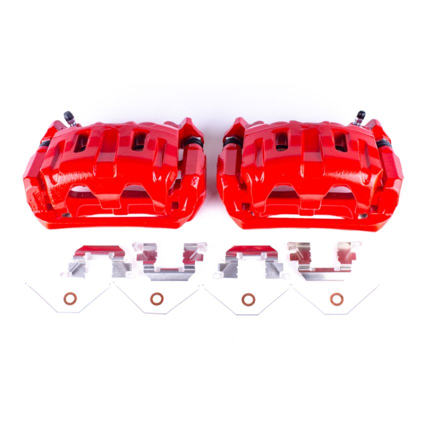 PowerStop S6448 Red Powder Coated Calipers