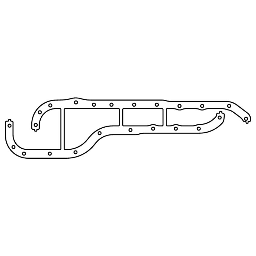 Cometic Gasket C4640 Cometic Ford EAO Cosworth YB .060in AFM Oil Pan Gasket - Pan Rails Only