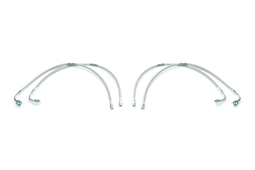 Fabtech 07-18 Jeep JK 4WD Front & Rear Extended Brake Line Kit