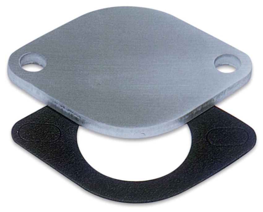 Moroso 63471 Chevrolet V8/90 Degree V6 Waterneck Block-Off Plate - 1/2in - Aluminum
