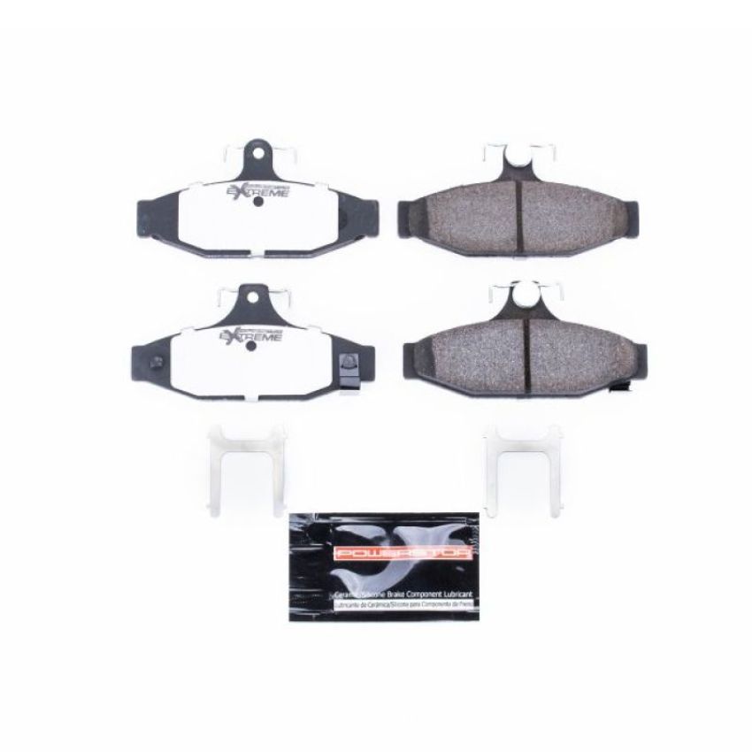 PowerStop Z26-413 PowerStop - Z26 Performance Carbon-Fiber Ceramic Brake Pads with Hardware Kit