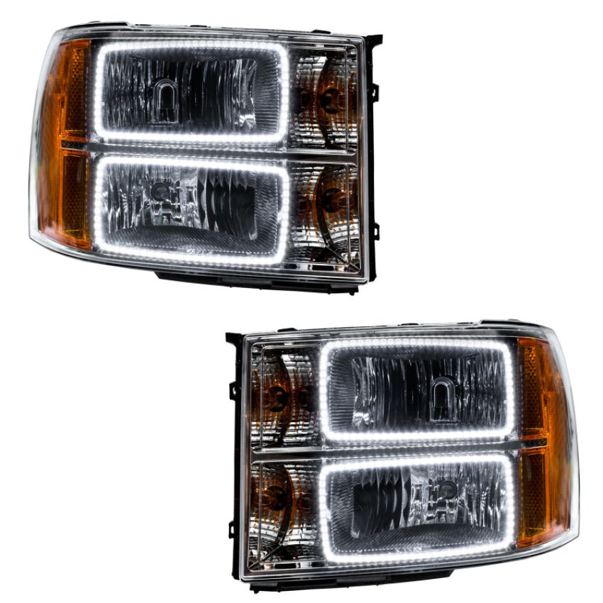 Oracle Lighting 7054-001 SMD Pre-Assembled Headlights, Square Ring Design, White