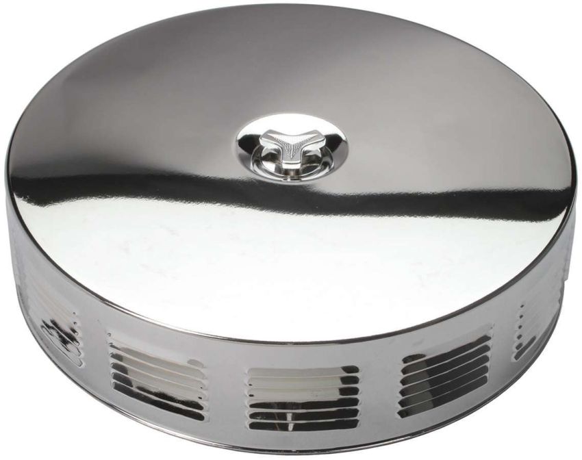 TRANS-DAPT TRA2293 14in x 3in Louvered Air Cleaner- Vintage Vette