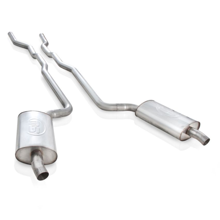 Stainless Works V6367SW 1973-82 Corvette Exhaust 2-1/2in Factory Style Mufflers 2-1/2in Turndowns