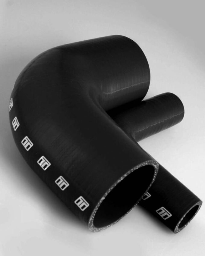 Turbosmart TS-HE90175-BK 90 Elbow 1.75 - Black Silicone Hose