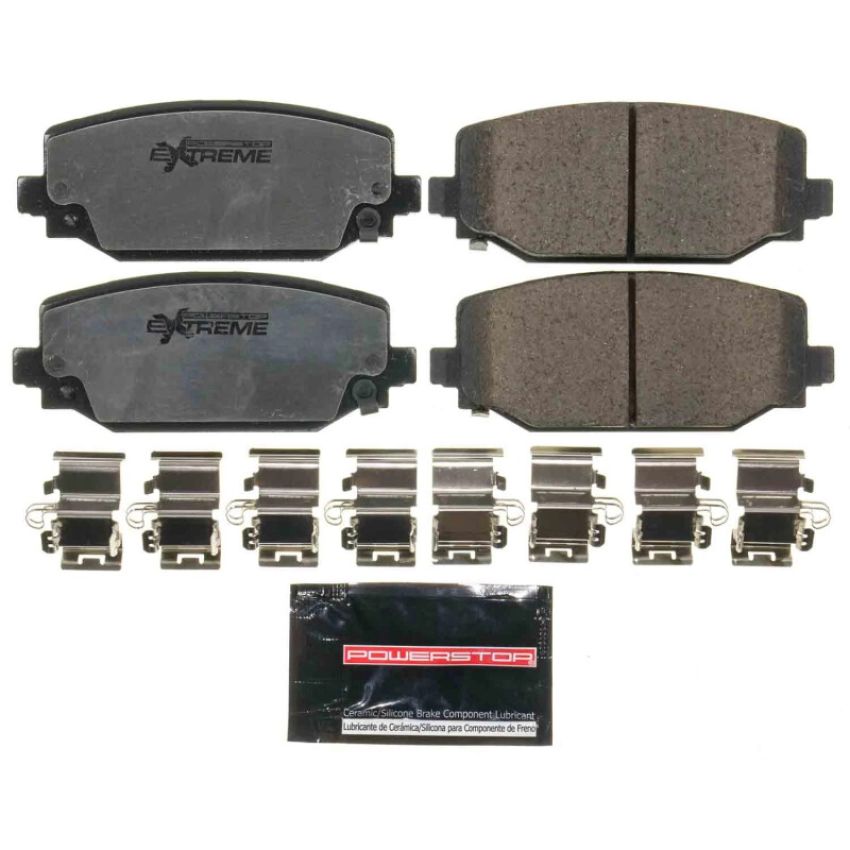 PowerStop Z36-2411 PowerStop - Z36 Truck and SUV Carbon-Fiber Ceramic Brake Pads with Hardware Kit