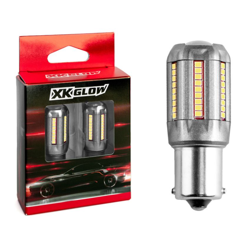 XKGLOW XK1156-A XK Glow 2pc Amber 1156 Auto Bulb