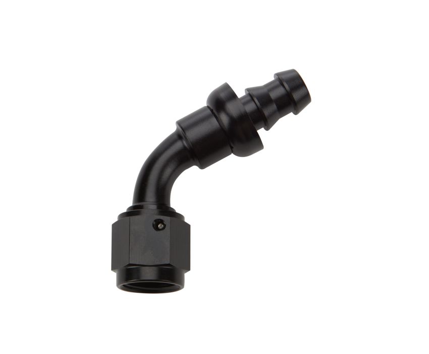 ALLSTAR PERFORMANCE ALL49442 Pushlock Hose End Black 60 Deg Elbow -6