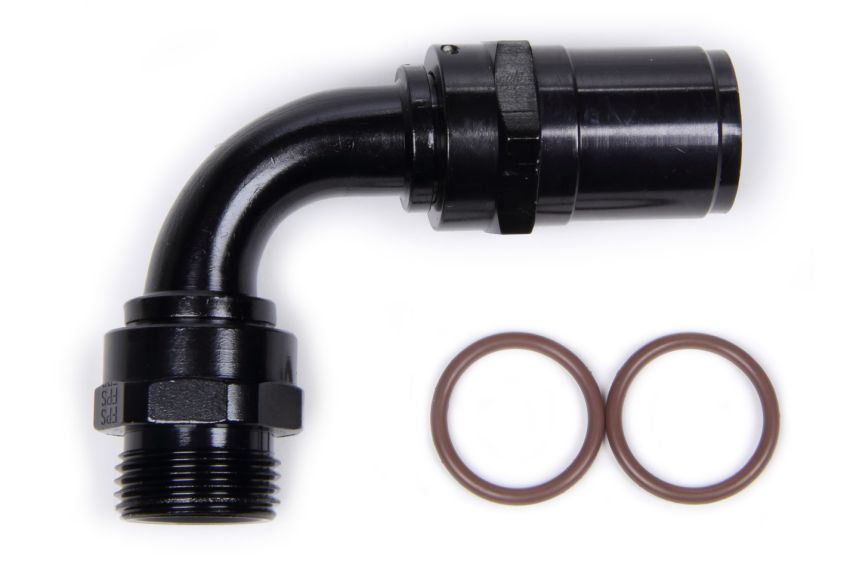 FRAGOLA FRG2609012-RAD #12 Race-Rite Crimp-On Hose End 90-Degree