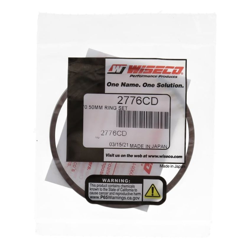 Wiseco 2776CD Wiseco Piston Ring Set, 2 Cycle, 70.50 MM Bore
