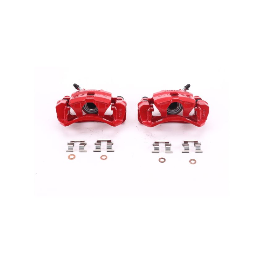 PowerStop S1340 Red Powder Coated Calipers