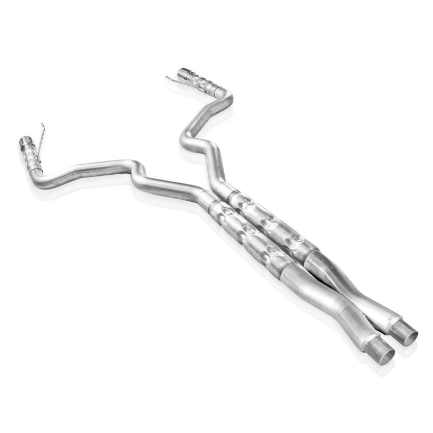 Stainless Works M15CBX-LMF 2015-16 Mustang GT 3in Catback X-Pipe Retro Chambered Mufflers 3in Cores