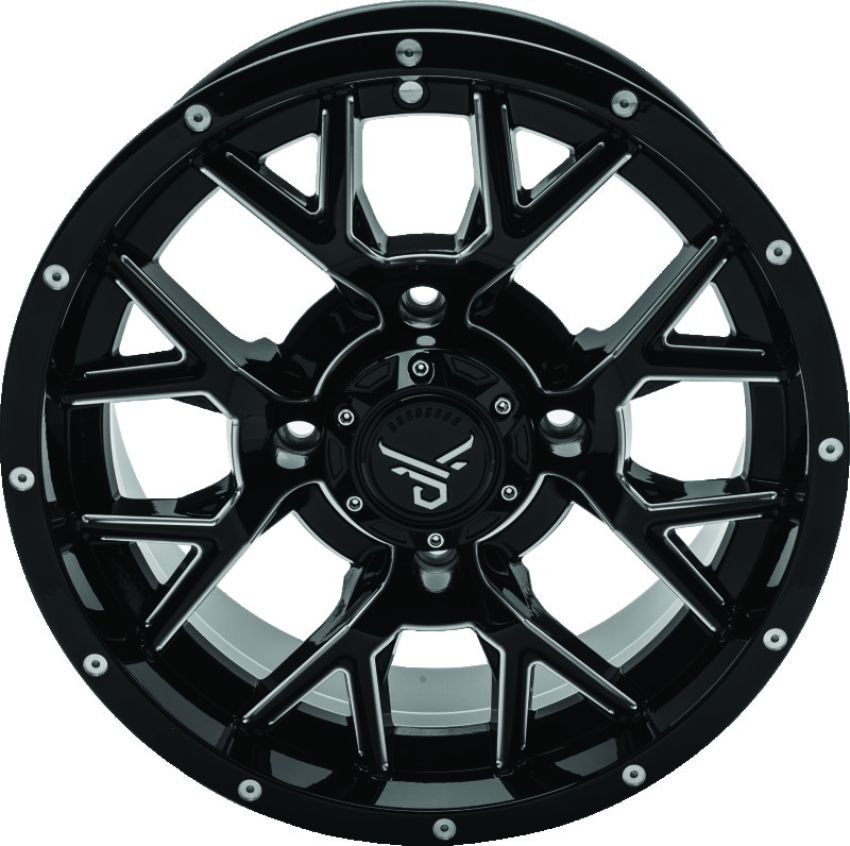 QuadBoss 608573 Barbwire 14X7 - 5+2 - 4/110 - Milled