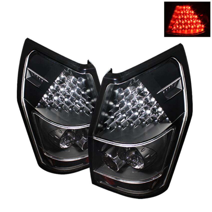SPYDER 5002365 LED Tail Lights - Black