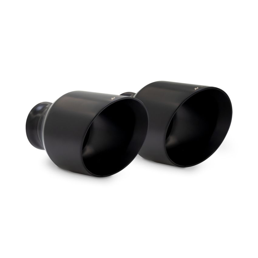 Mishimoto MMEXH-TIP-MOPARBK 15-23 Dodge Charger/Challenger Muffler Tip Pair - 5in - Black