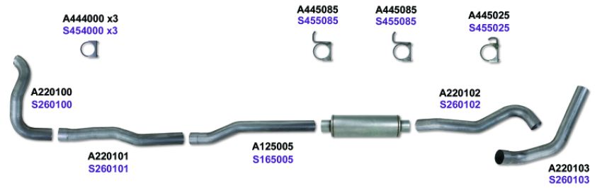 Diamond Eye Performance K4211S-HX40 Diamond Eye KIT 4in TBSGL SS DDG4X4 89-93 Dodge 5.9L Cummins 2500/3500