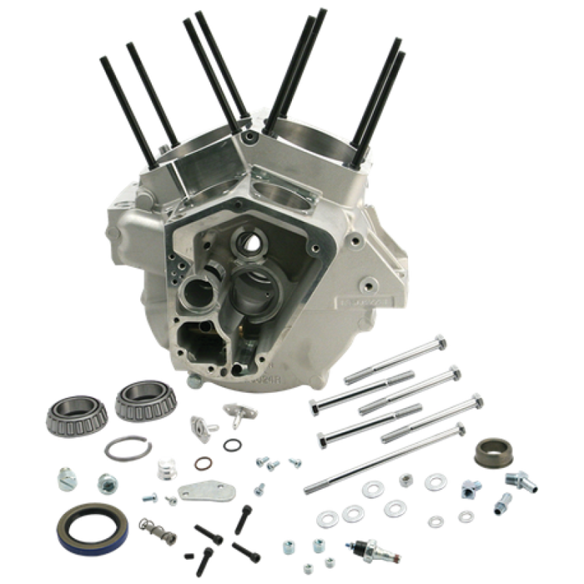 S&S Cycle 31-0033 92-99 BT 4-1/8in Bore Small Diameter Flywheels Special Application Crankcase - Natural