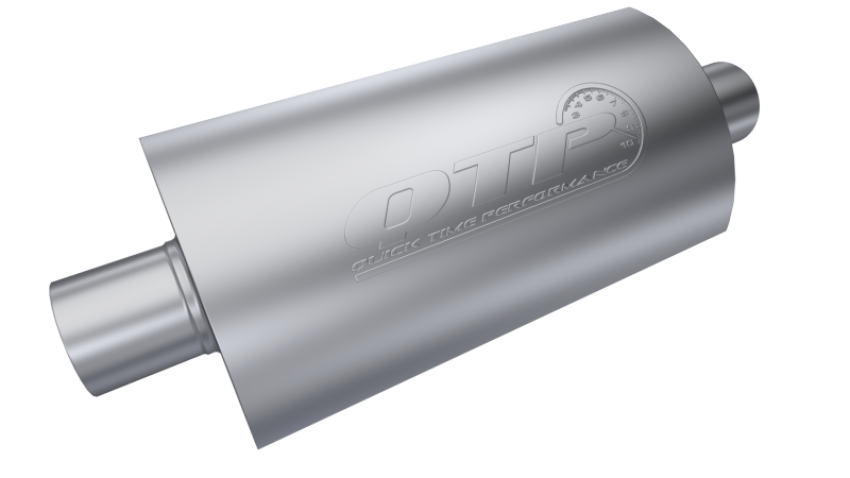 QTP 12250 2.5in Weld-On 304SS AR3 Muffler