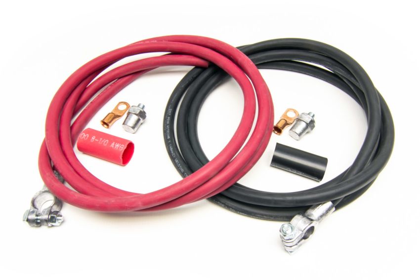 PAINLESS WIRING PWI40107 Battery Cable Kit (8ft. Red & 8ft. Black Cables)