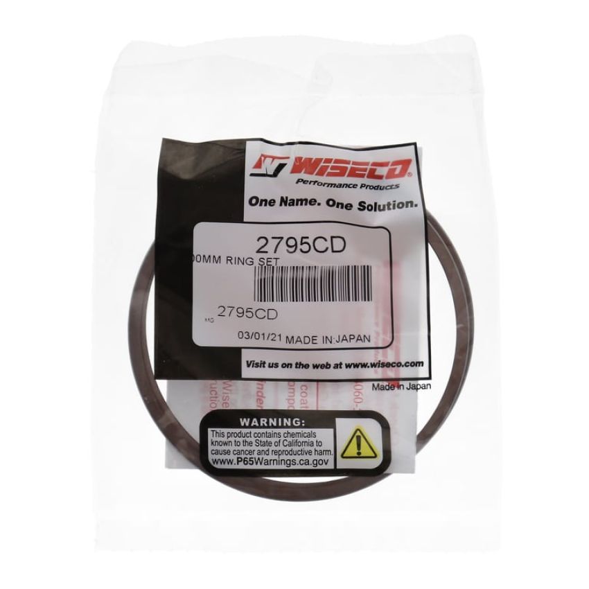 Wiseco 2795CD Wiseco Piston Ring Set, 2 Cycle, 71.00 MM Bore