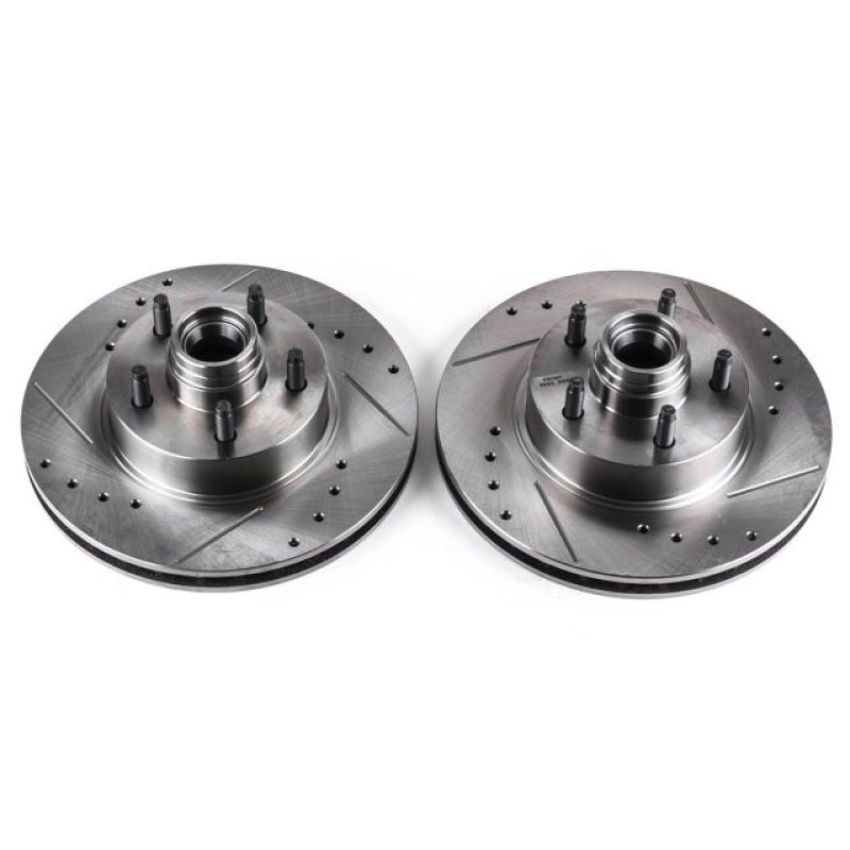 PowerStop AR8551XPR PowerStop Evolution Performance Drilled and Slotted Rotor Pair