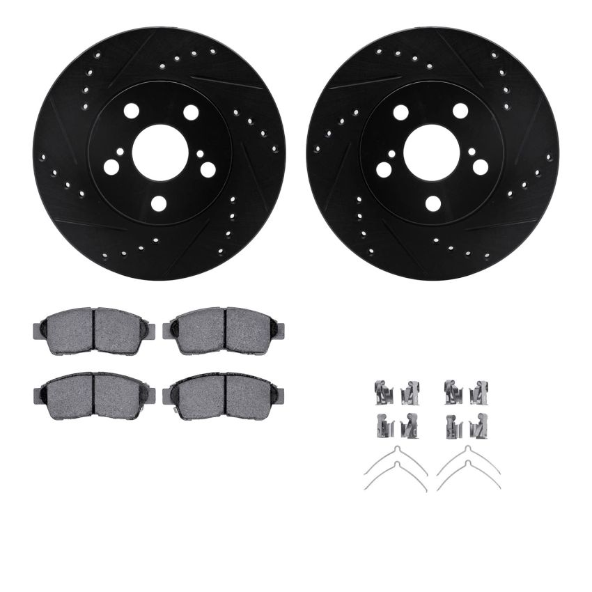 Dynamic Friction 8512-76079 Rotor Kit