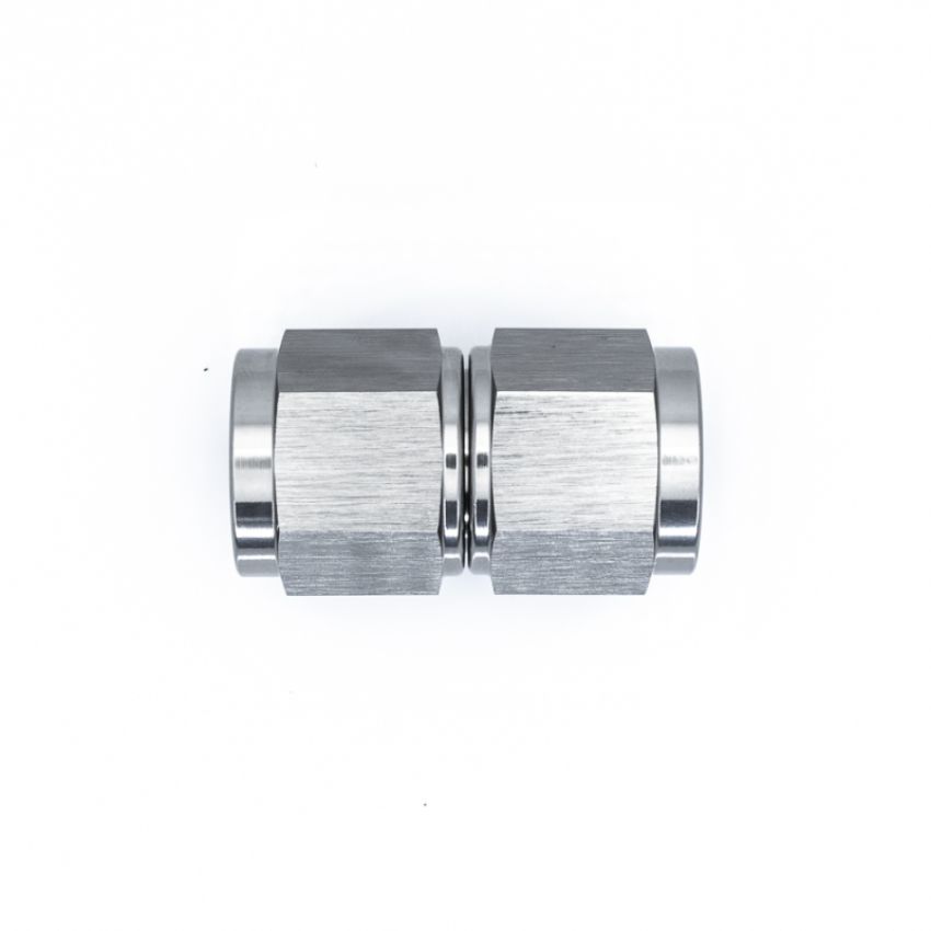 DeatschWerks 6-02-0210 8AN Female Flare To 8AN Flare Female Swivel - Anodized Titanium