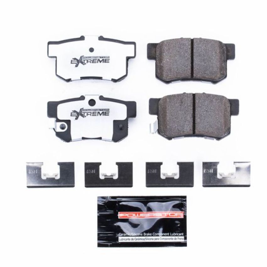 PowerStop Z26-536 PowerStop - Z26 Performance Carbon-Fiber Ceramic Brake Pads with Hardware Kit