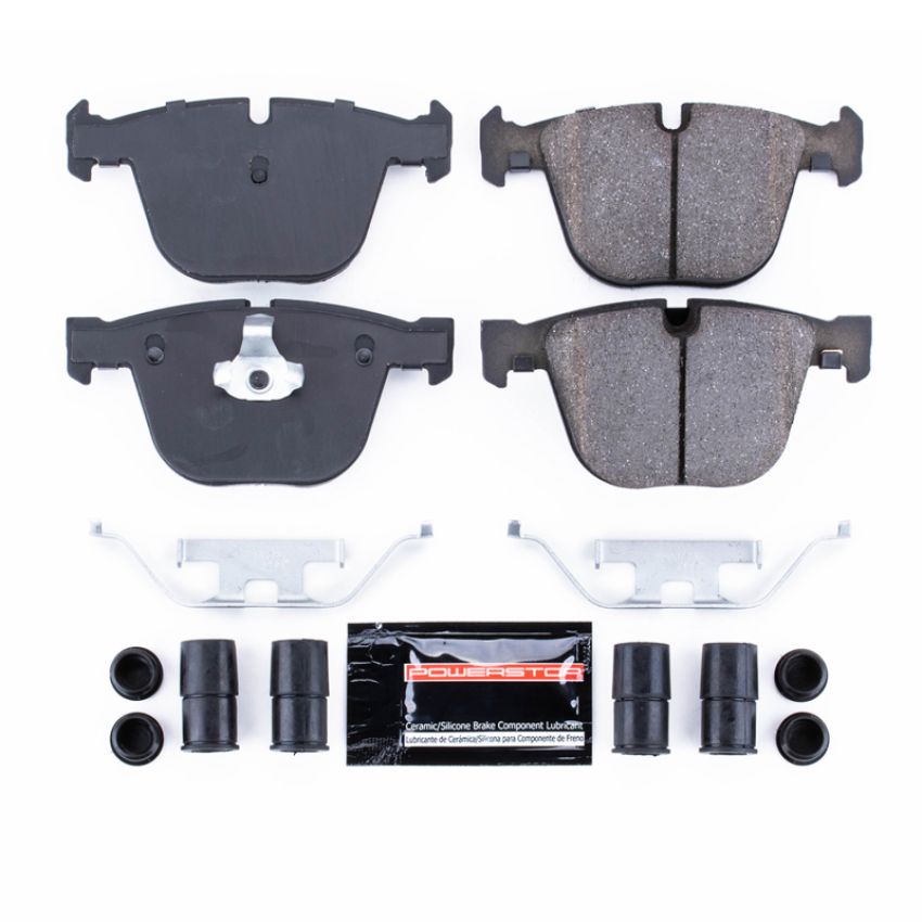 PowerStop Z23-919 PowerStop - Z23 Daily Driver Carbon-Fiber Ceramic Brake Pads with Hardware Kit