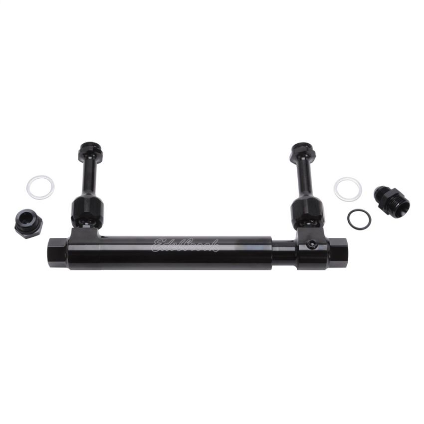 EDELBROCK EDE8100 Dual Feed Fuel Log  Adj. 4150/4500 Series Carbs