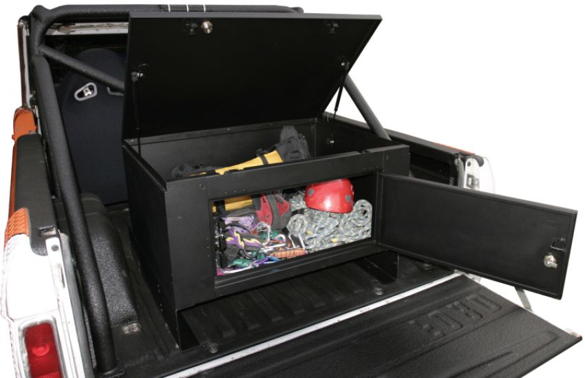 Tuffy Products 046-01 Tuffy Rear Cargo Lockbox Steel Black