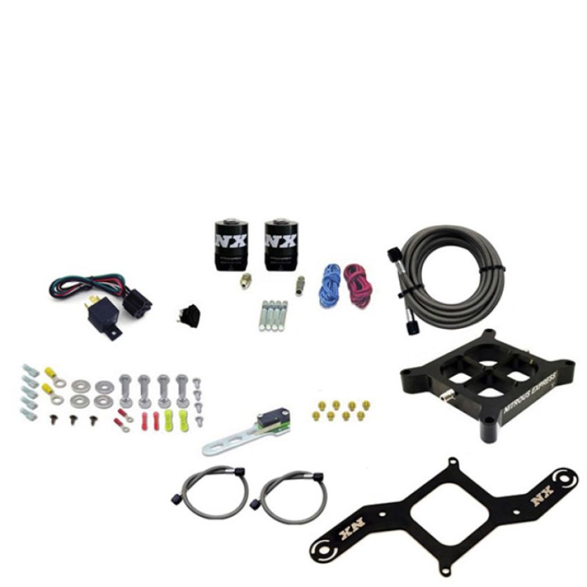 Nitrous Express 63571-00 4500 Covert Crossbar Plate System, Pro Power 100-500Hp (No Bottle)