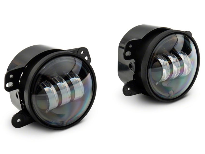 Raxiom J130810 07-23 Jeep Wrangler JK & JL Axial Series Tri-Bar LED Fog Lights- Amber