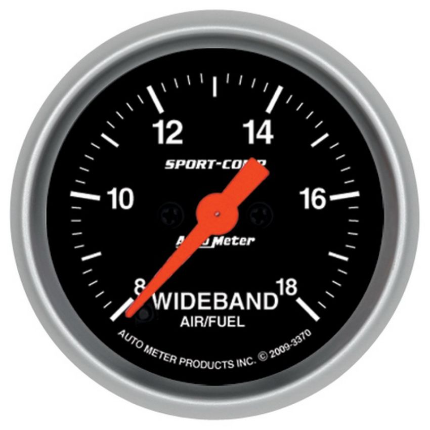 AutoMeter 3370 GAUGE, AIR/FUEL RATIO-WIDEBAND, ANALOG, 2 1/16