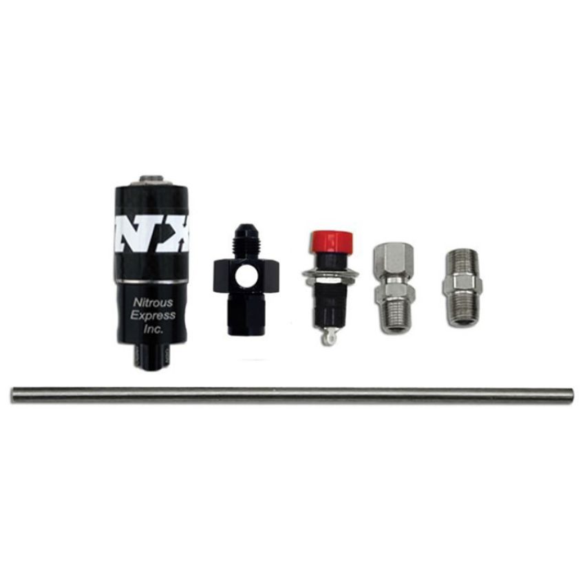 Nitrous Express 15600 NITROUS PURGE VALVE (4AN MANIFOLD, PUSH BUTTON, AND VENT TUBE)