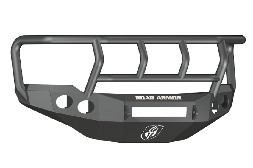 Road Armor 38202B-NW 11-14 Chevy 2500 Stealth Front Bumper w/Titan II Guard - Tex Blk