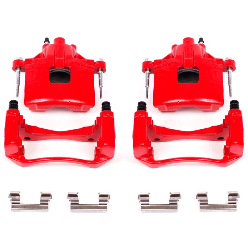 PowerStop S4638A Red Powder Coated Calipers