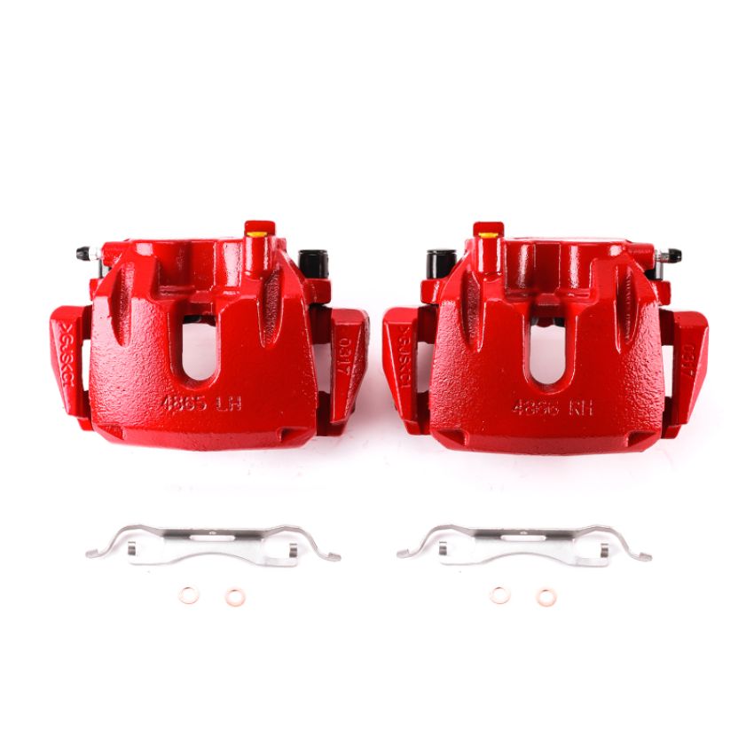 PowerStop S5296A Red Powder Coated Calipers