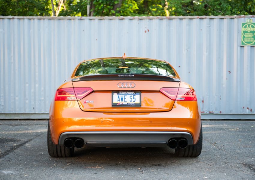 AWE Tuning 3010-43042 Audi B8.5 S5 3.0T Track Edition Exhaust - Diamond Black Tips (90mm)